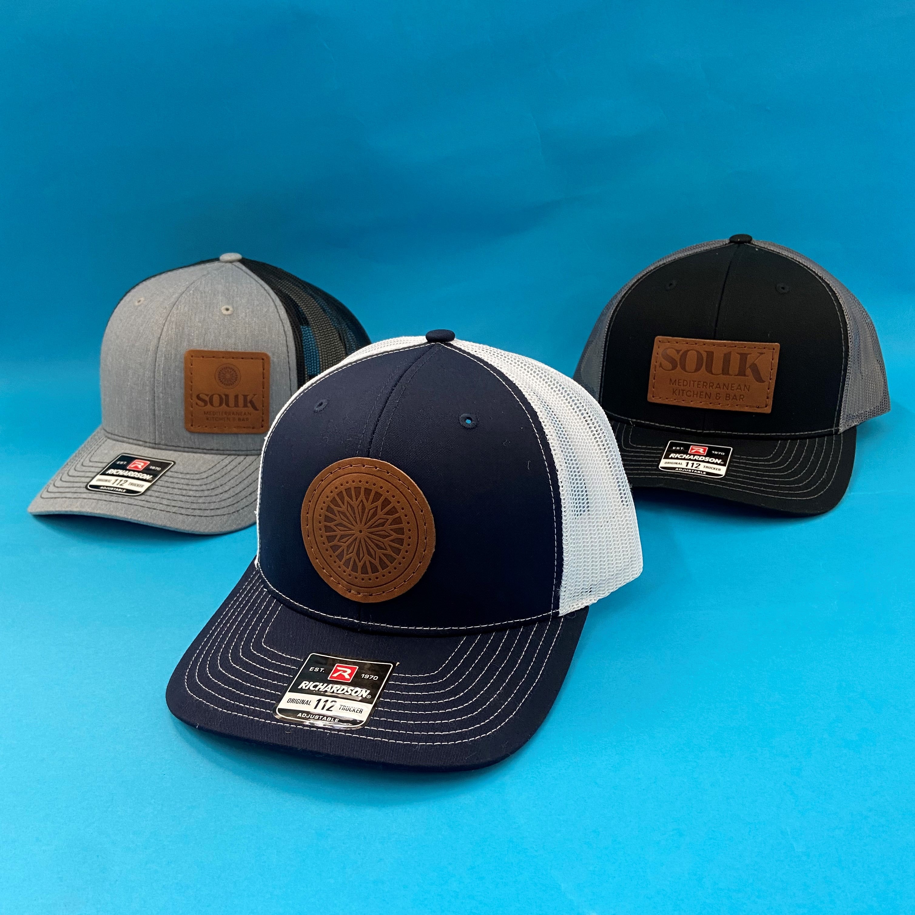 TRD Embroidered Trucker Hat By Richardson 112 - Heather Grey/Black Adjustable Snapback 13 thumbnail image