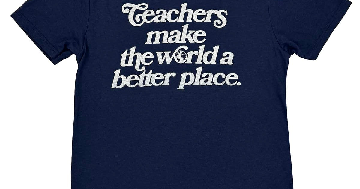 Teachers Make the World a Better Place Shirt – Jupmode