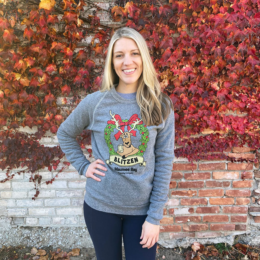 Maumee Bay Brewing Blitzen Holiday Ale Crew Sweatshirt (Discontinued)