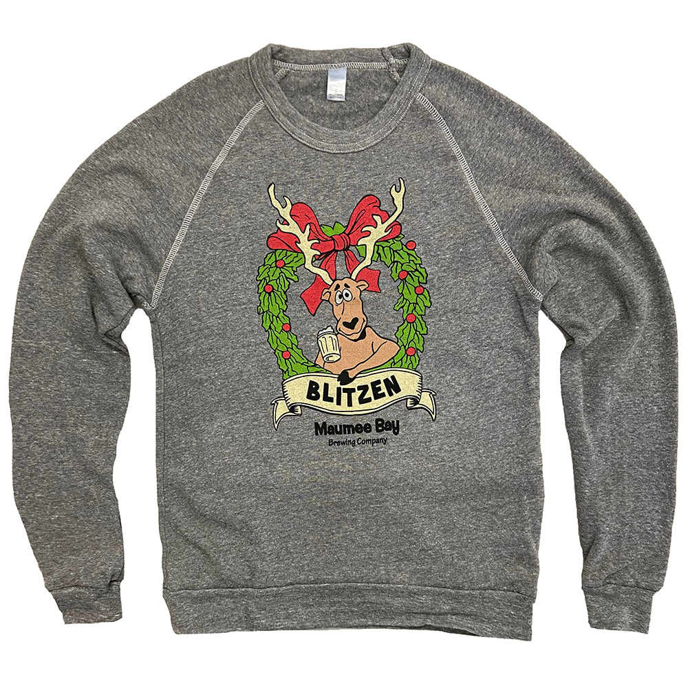 Maumee Bay Brewing Blitzen Holiday Ale Crew Sweatshirt (Discontinued)