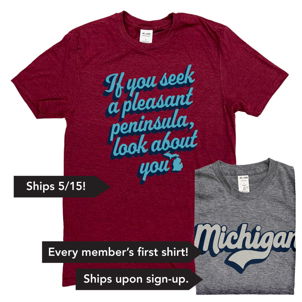 Michigan Shirt Club | Michigan Shirt of the Month Subscription  Jupmode