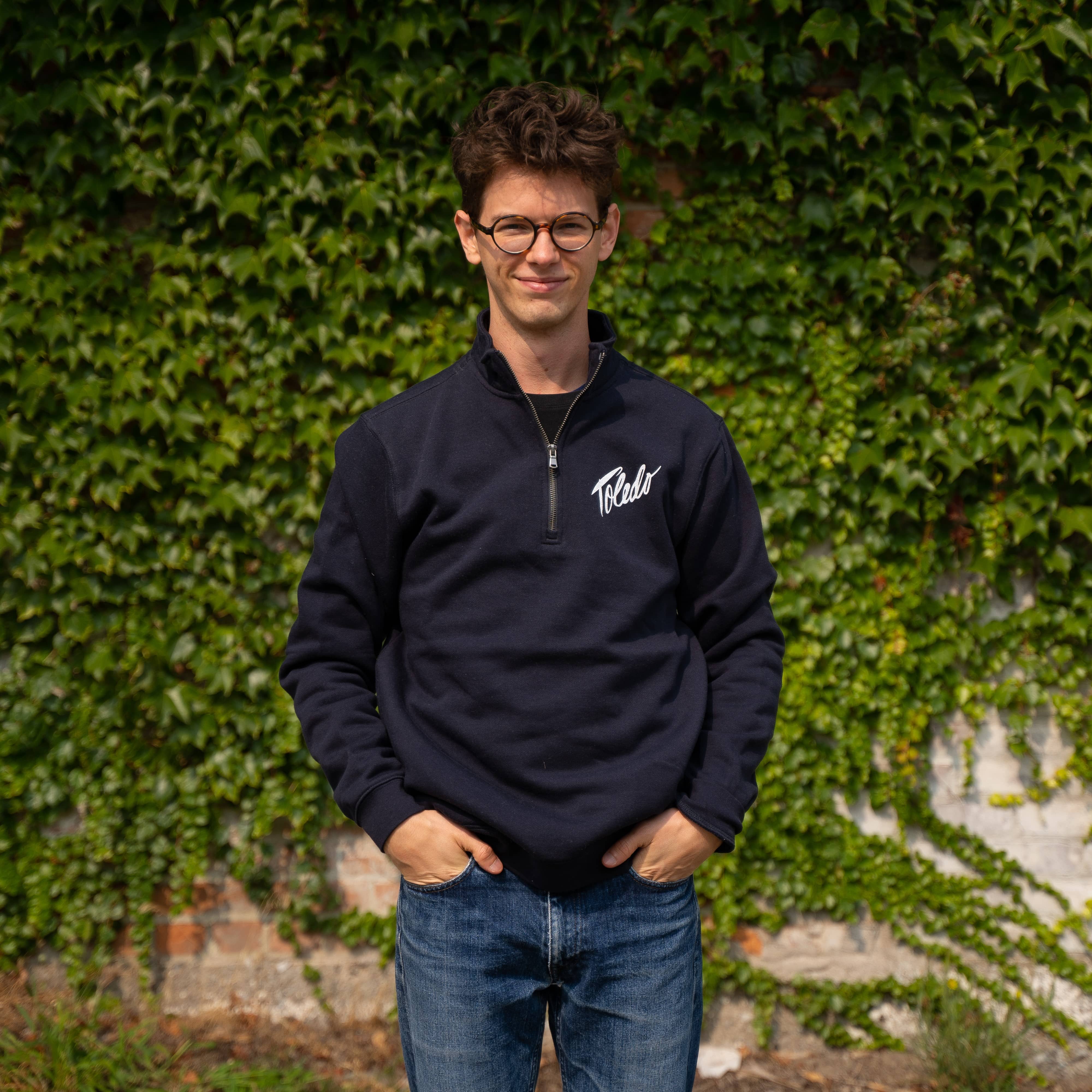 Toledo Script Quarter Zip Toledo Ohio 1/4 Zip Jupmode