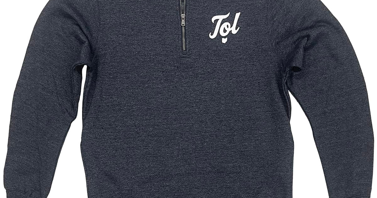 Toledo Script Quarter Zip Toledo Ohio 1/4 Zip Jupmode